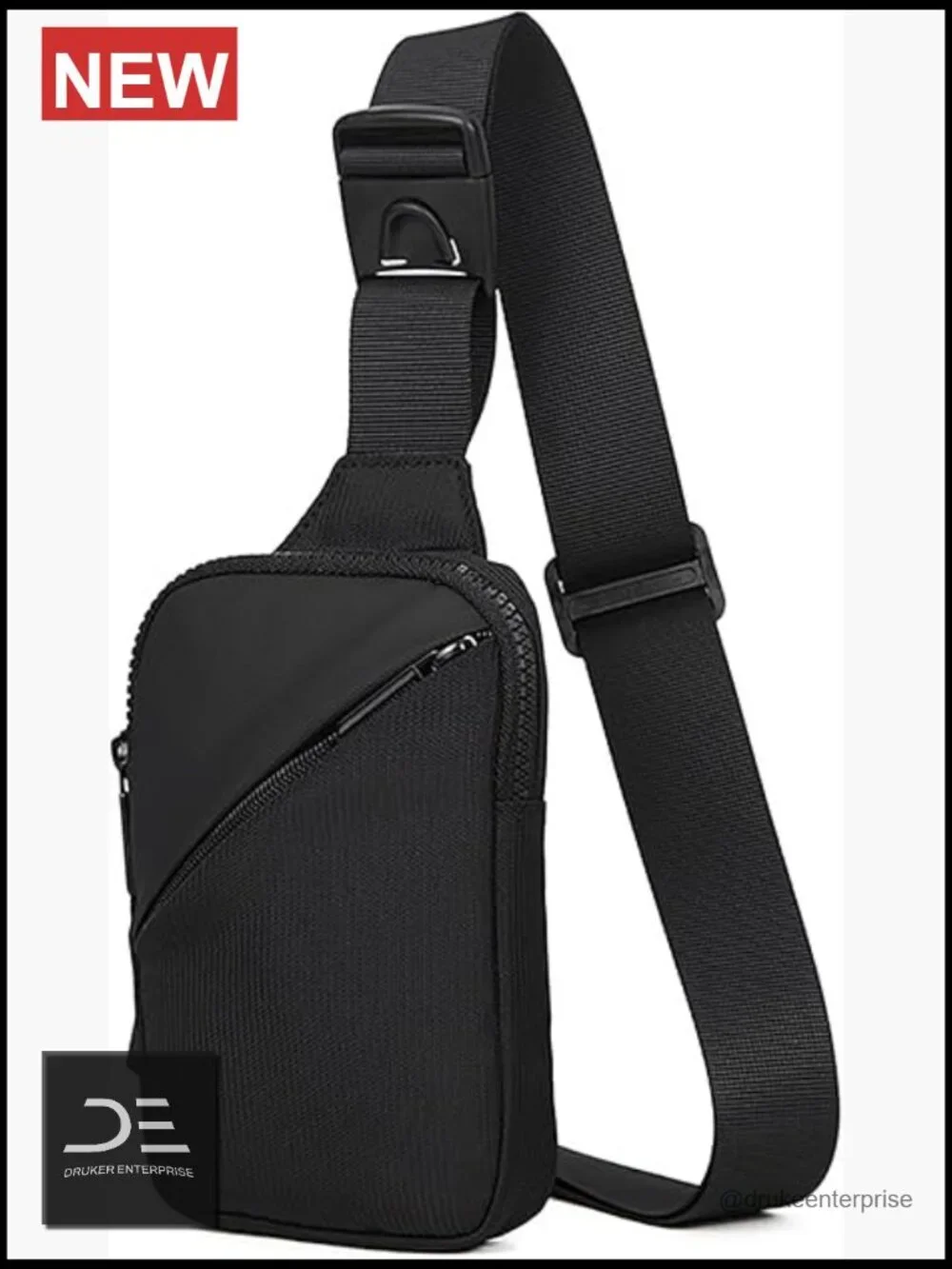 Ultra Compact Mini Sling Bag Water Resistant EDC Crossbody for Travel Running